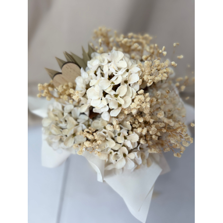Welurowy flowerbox Mocha Mousse